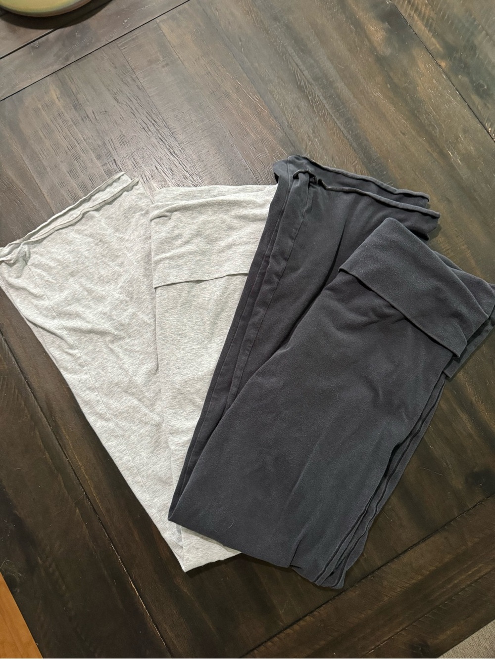 Bundle Skims Foldover Pants Soot & Light Heather Gray XL